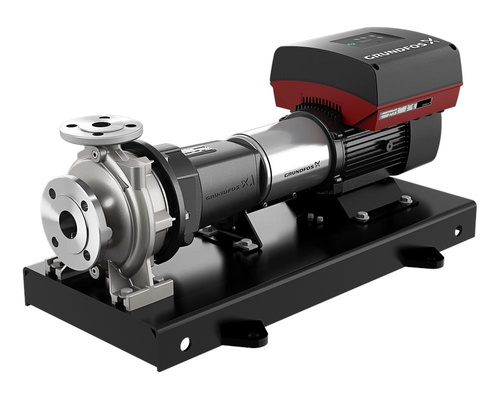 Grundfos Jednostopniowa pompa odśrodkowa z wlotem osiowym i sprzęgłem NKE 32-125.1/110 AA2F2KESBQQEGWB 98482666