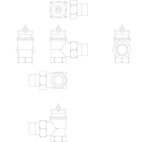 Danfoss RAV, 5.00 m³/h, 0.2 bar, gwint wewnętrzny - 013U0221