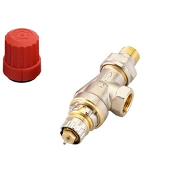 Danfoss Zawory grzejnikowe, RA-N, Przepływ normalny, DN 10, Kątowy poziomy, D - 013G0151