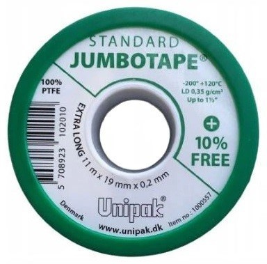 Taśma jumbotape 11mx19mm x0.2 mm temperatura -200 C - +160 C Unipak