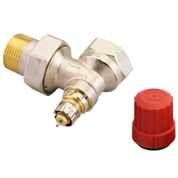 Danfoss Zawory grzejnikowe, RA-N, Przepływ normalny, DN 25, Kątowy, D - 013G0037