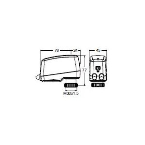 Siłownik TA-SLIDER 160 CO, 0(2)-10 VDC, 2m - IMI TA, 32222410512