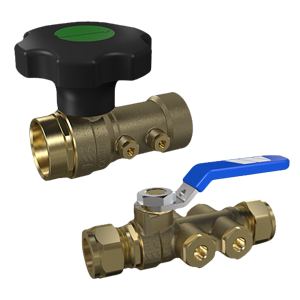 Zawór zwrotny antyskażeniowy rodziny EA ze zintegrowanym zaworem kulowym Typ BASIC CC DN 1.1/4" gz/gz Socla