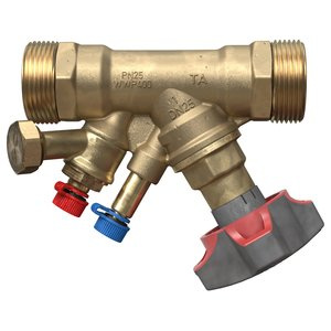 Zawór równoważący STADA DN 10 z odwodnieniem 3/4", PN 25 - IMI TA, 52852610