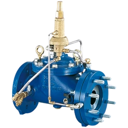Zawór nadprędkości (zamyka się po przekroczeniu nastawionej wartości przepływu) Typ C906 DN 40 BAR 25 Socla