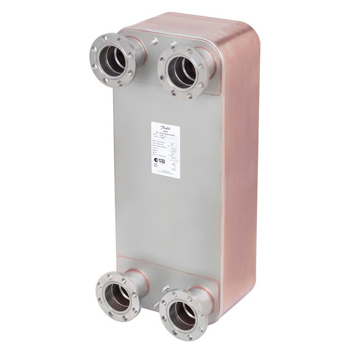 Danfoss Mikropłytowy wymiennik ciepła, XB66H-1, Il. płytek: 120 - 079B0982