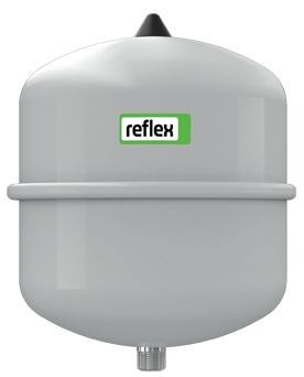Ciśnieniowe naczynie wzbiorcze / przeponowe  do instalacji grzewczych, chłodniczych i solarnych Reflex N 12 4 bar / 70°C szare Reflex - 8203301