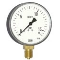 Manometr o podwyższonej wytrzymałości 111.12 M100-T 0... 1,6 MPA KL. 1,6 Wika