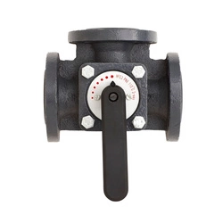 Danfoss HFE 3 PN6 20/12 obrotowy, 3-drogowy, kołnierz - 065Z0428