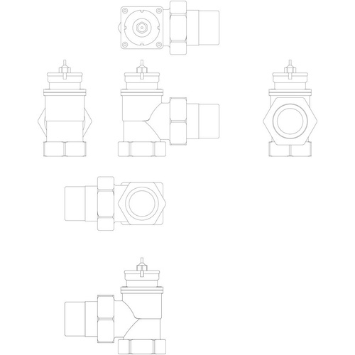 Danfoss RAV, 8.00 m³/h, 0.2 bar, gwint wewnętrzny - 013U0226