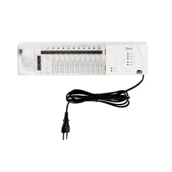 Danfoss Regulacja ogrzewania podłogowego, CF2+, 230.0 V, Liczba kanałów: 10 - 088U0240