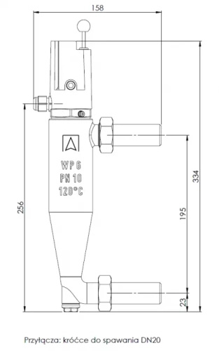 Elektromechaniczny czujnik niskiego poziomu wody WMS-WP6 Afriso