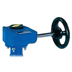 Ręczna przekładnia ślimakowa napędzana kółkiem ręcznym IP72 AB3000/PR4 SG500 DN 1000-1200 Socla