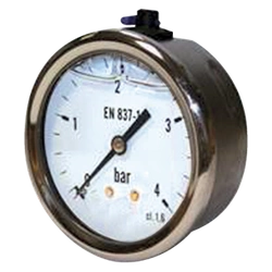 Manometr wskazówkowy gwintowany zewnętrzny z wypełnieniem glicerynowym Typ 312G 16 BAR 1/4" Socla