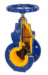 Zasuwa klinowa zGAT FIG. 111 DN 80 PN16 Zetkama - 111D080C57