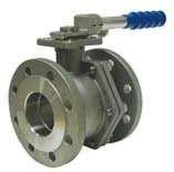 Kurek kulowy kołnierzowy ze stali nierdzewnej art. 2528 DN 25 PS 40 Efar