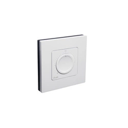 Danfoss Regulacja ogrzewania podłogowego, Danfoss Icon, Termostat pokojowy z pokrętłem, 230.0 V, Napięcie wyjściowe [V] AC: 230, Liczba kanałów: 0, Naścienny - 088U1005