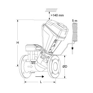 TA-SMART DN 100, PN 25 2-drogowy zawór regulacyjny - IMI TA, 32223101291