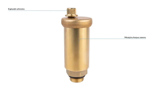 Odpowietrznik automatyczny, do instalacji solarnych, G3/8" Afriso