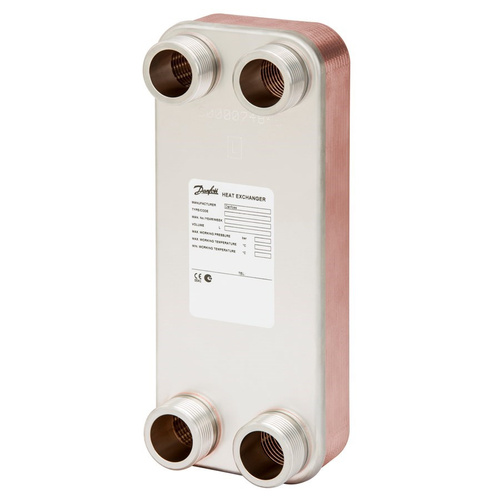 Danfoss Mikropłytowy wymiennik ciepła, XB12H-1, Il. płytek: 10 - 004H7686