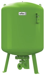 Ciśnieniowe naczynie wzbiorcze / przeponowe do wody użytkowej Refix DT 1000 1000 DN 65 16 bar / 70°C zielone Reflex - 7320205