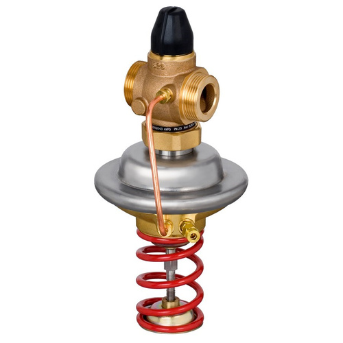 Danfoss AVPQ, PN 25, DN 15, Natężenie przepływu [m3/h]: 0.01 - 0.18, 0.30 bar - 2.00 bar, Gwint zewnętrzny, G 3/4 A, Wersja montażowa: Powrót - 003H6920