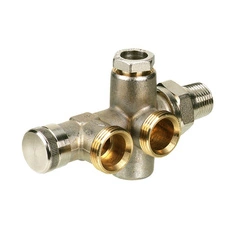 Danfoss Zespoły rozdzielacza, RA-KW, Przyłącze ścienne - 013G3369