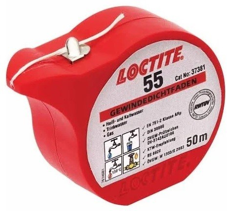 Nić uszczelniająca "loctite 55" 160m Unipak