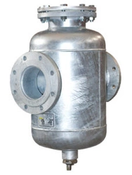 Filtroodmulnik TerFM125 DN125 | 16 bar | 150°C | stal kotłowa ocynkowana | neodymowy stos magnetyczny - Termen