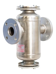 Filtroodmulnik TerFOM50 DN50 | 16 bar | 150°C | stal nierdzewna | kołnierze CS malowane | neodymowy stos magnetyczny - Termen