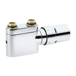 Danfoss Zestawy VHX (X-tra Collection), VHX-DUO, RAX, Prosty, podwójne połączenie 50 mm, Chrom - 013G4276