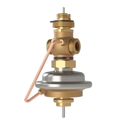 Danfoss AVQMT, PN 25, DN 15, Natężenie przepływu [m3/h]: 0.01 - 0.18, Gwint zewnętrzny, G 3/4 A, Wersja montażowa: swobodne - 003H6770