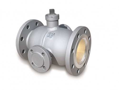 Kurek kulowy kołnierzowy z płaszczem grzewczym do wody do 250°C WKCPG DN 80 PN 40 Efar