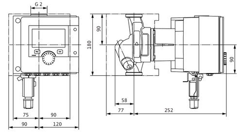 Pompa cyrkulacyjna Stratos MAXO-Z 30/0,5-6 PN 10 Wilo - 2164669
