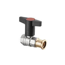 Zawór kulowy "Optibal" DN32, przyłącze prasowane 35mm x 1 1/4" GW