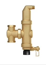 Reflex Extwin TWT 28 M, separator mikropęcherzyków/zanieczyszczeń z mosiężnym pierścieniem zaciskowym, 110 °C, 10 barów - 9257110